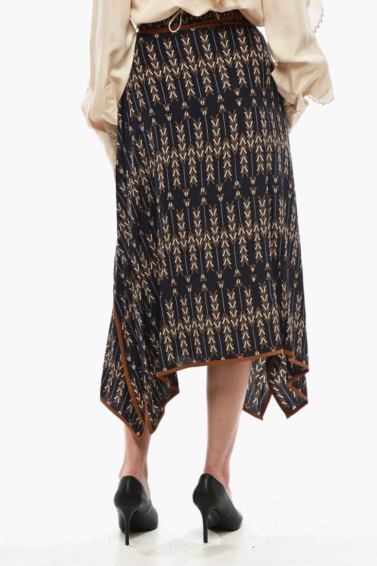  스텔라 맥카트니 롱 스커트 602487SPA364035 Marrone Nero - STELLA MCCARTNEY