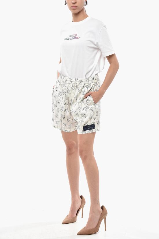  스텔라 맥카트니 숏팬츠 6030333STA999001 Black White - STELLA MCCARTNEY