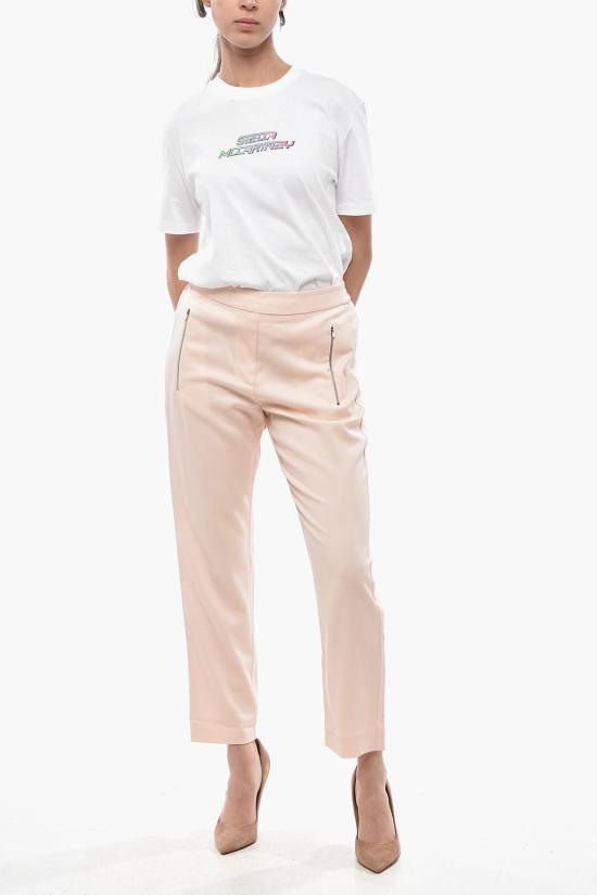  스텔라 맥카트니 스트레이트 팬츠 601806SPA036901 Pink - STELLA MCCARTNEY