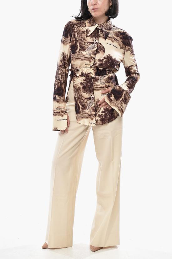  오프화이트 셔츠 OWGA084F20FAB0016160 Beige - OFF WHITE