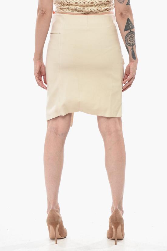  오프화이트 숏 스커트 OWCY001S23FAB0011700 - OFF WHITE