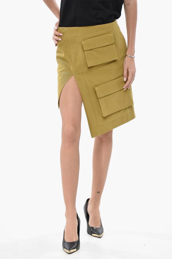  오프화이트 숏 스커트 OWCC150F22FAB0025700 Yellow