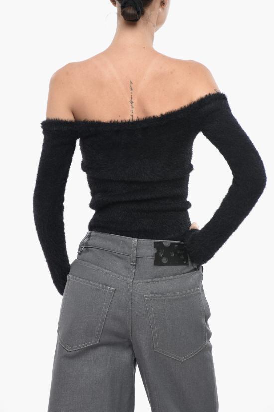  오프화이트 스웨터 OWHA090F22KNI0011000 Black - OFF WHITE