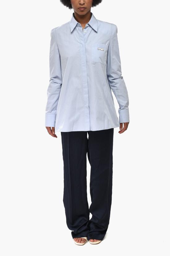  오프화이트 셔츠 OWGA094S21FAB0014000 Light blue - OFF WHITE