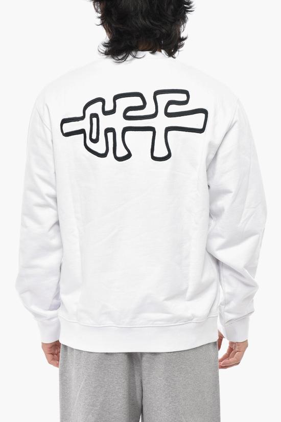  오프화이트 긴팔 티셔츠 OMBA057F22FLE0080110 White - OFF WHITE