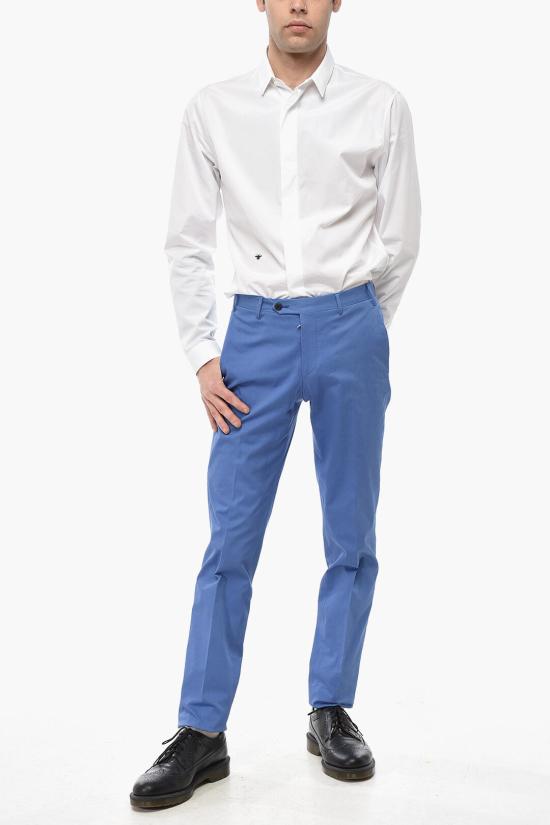  꼬르넬리아니 스트레이트 팬츠 774279 6284504 008 Blue - CORNELIANI
