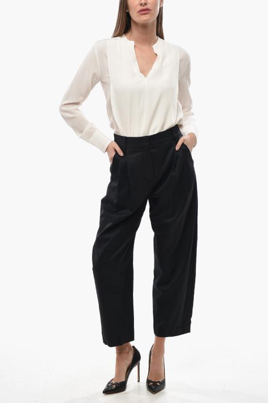  스텔라 맥카트니 스트레이트 팬츠 591964SUU091000 Black - STELLA MCCARTNEY
