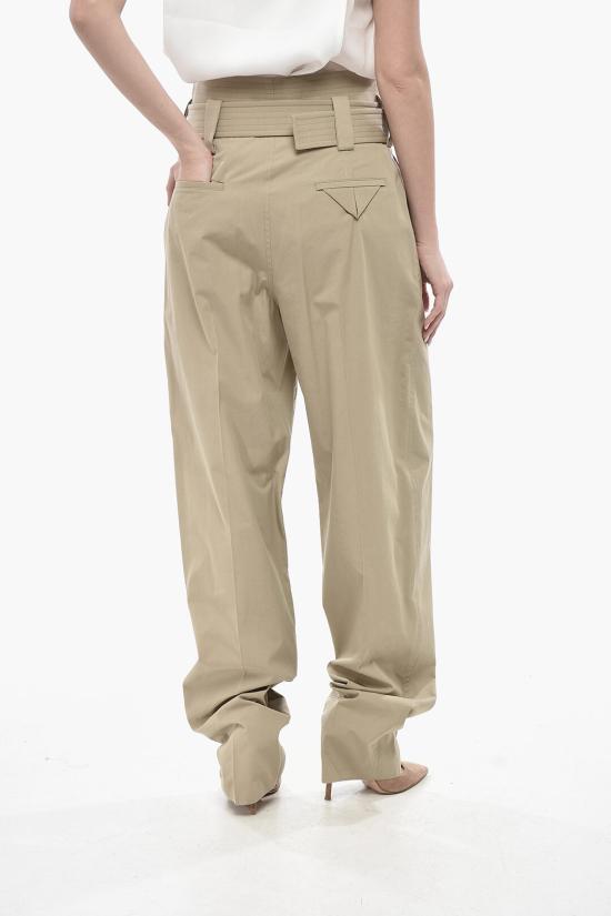  보테가베네타 스트레이트 팬츠 815456VA5Y09733 Beige - BOTTEGA VENETA