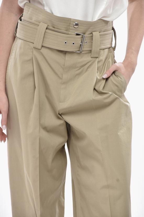  보테가베네타 스트레이트 팬츠 815456VA5Y09733 Beige - BOTTEGA VENETA