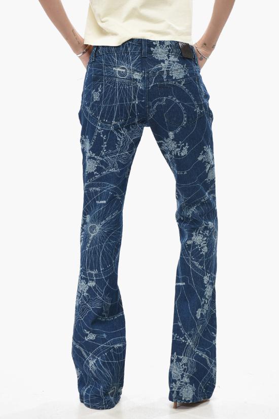  오프화이트 데님 팬츠 OWYA061F23DEN0064700 Blue - OFF WHITE