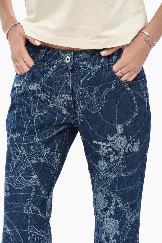  오프화이트 데님 팬츠 OWYA061F23DEN0064700 Blue - OFF WHITE