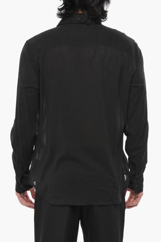  오프화이트 긴팔 셔츠 OMGE024F23FAB0031010 Black - OFF WHITE