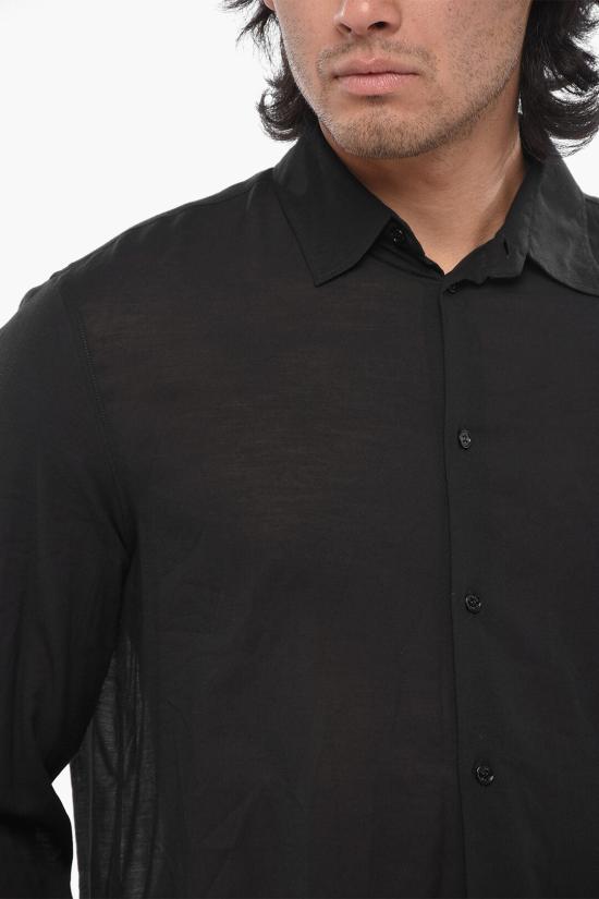  오프화이트 긴팔 셔츠 OMGE024F23FAB0031010 Black - OFF WHITE