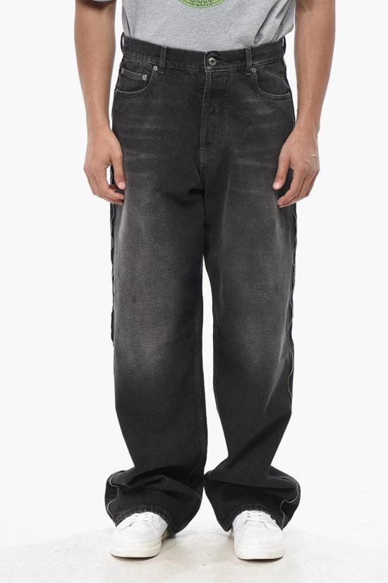  오프화이트 데님 팬츠 OMYA180F23DEN0050900 Black