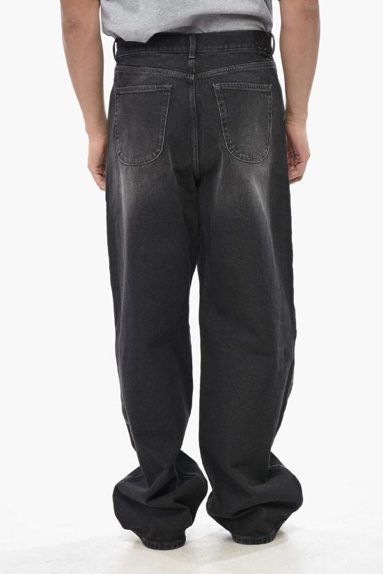  오프화이트 데님 팬츠 OMYA180F23DEN0050900 Black - OFF WHITE