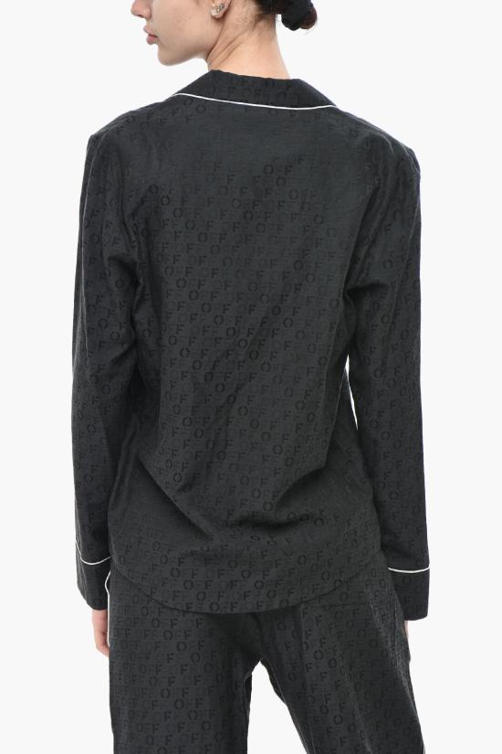  오프화이트 셔츠 OWGE016C99FAB0011000 Black - OFF WHITE