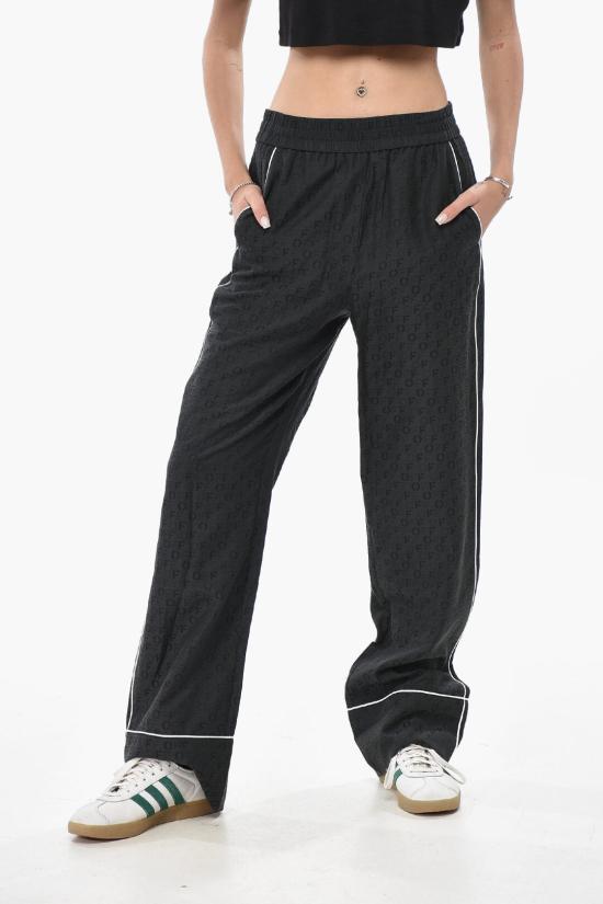  오프화이트 스트레이트 팬츠 OWCA186C99FAB0011000 Black