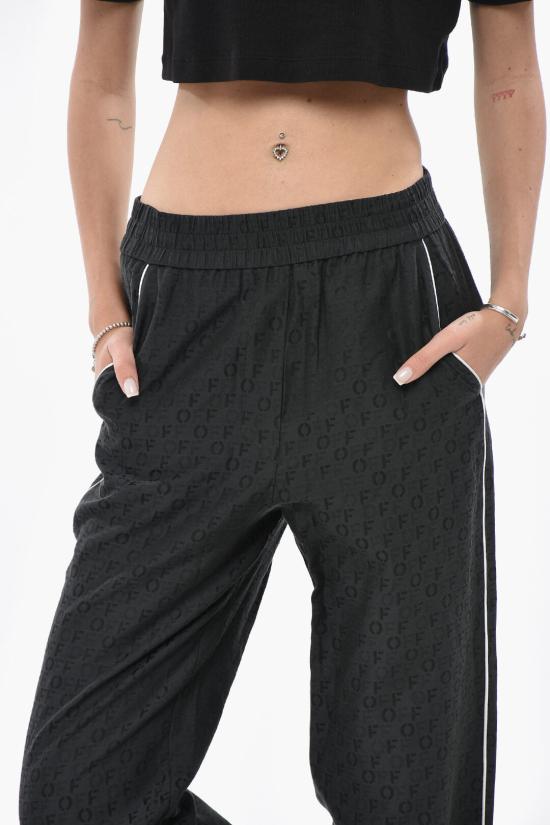  오프화이트 스트레이트 팬츠 OWCA186C99FAB0011000 Black - OFF WHITE