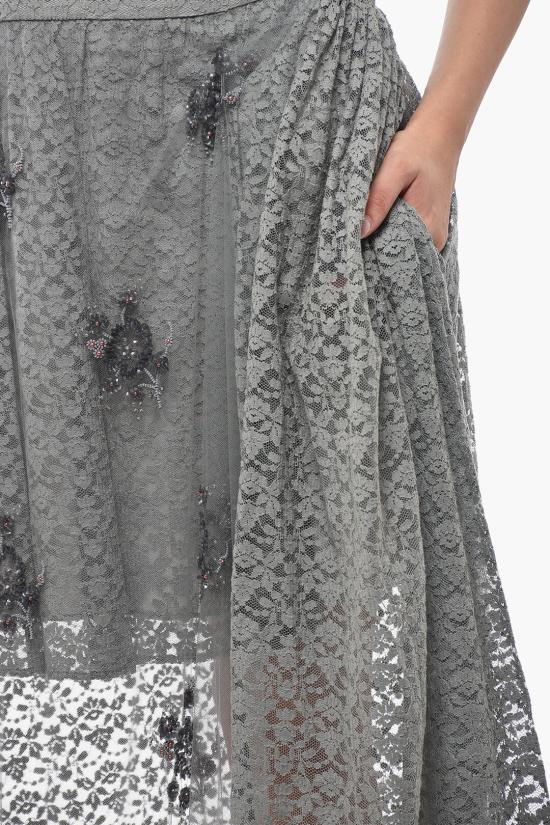  스텔라 맥카트니 롱 스커트 544635SJA351444 Gray - STELLA MCCARTNEY