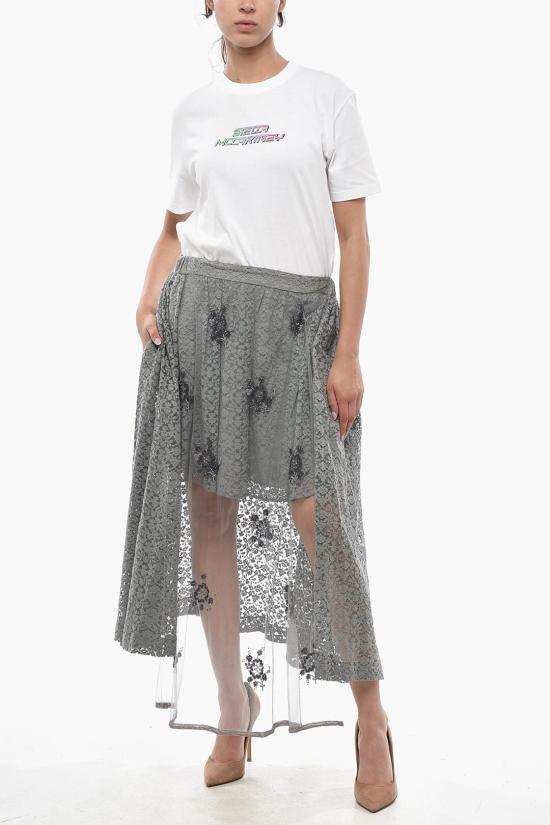  스텔라 맥카트니 롱 스커트 544635SJA351444 Gray - STELLA MCCARTNEY