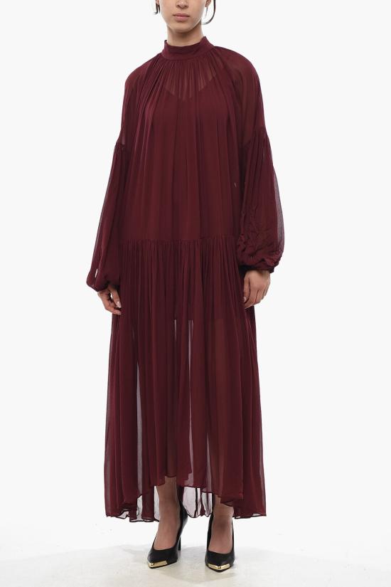  스텔라 맥카트니 롱 원피스 541743SLA616142 Burgundy