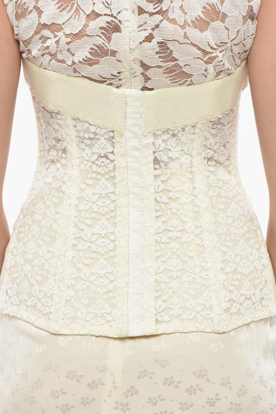  스텔라 맥카트니 미디 원피스 540300SLA609500 White - STELLA MCCARTNEY