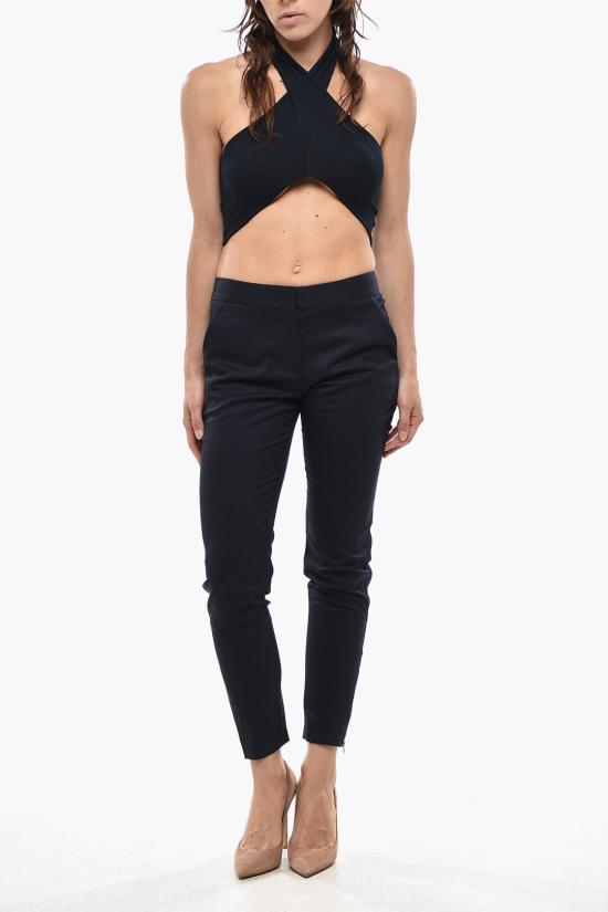  스텔라 맥카트니 스트레이트 팬츠 531844SY7044000 Midnight blue - STELLA MCCARTNEY