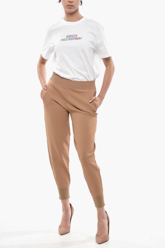  스텔라 맥카트니 스트레이트 팬츠 244734S22532742 Beige - STELLA MCCARTNEY