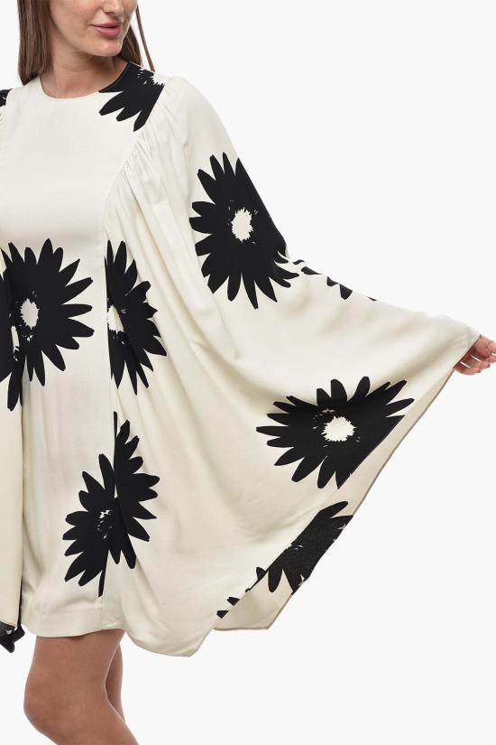  스텔라 맥카트니 미디 원피스 602873SRA219200 Black White - STELLA MCCARTNEY