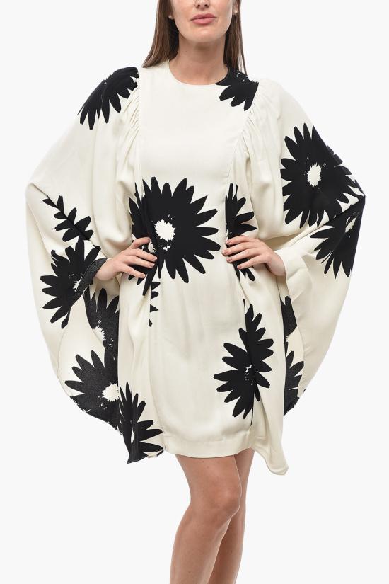  스텔라 맥카트니 미디 원피스 602873SRA219200 Black White - STELLA MCCARTNEY