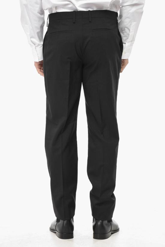 오프화이트 스트레이트 팬츠 OMCA211C99FAB0021001 Black - OFF WHITE