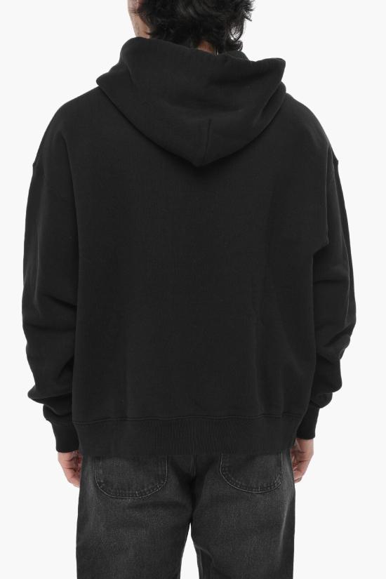  오프화이트 후드 티셔츠 OMBB085F23FLE0261065 Black - OFF WHITE
