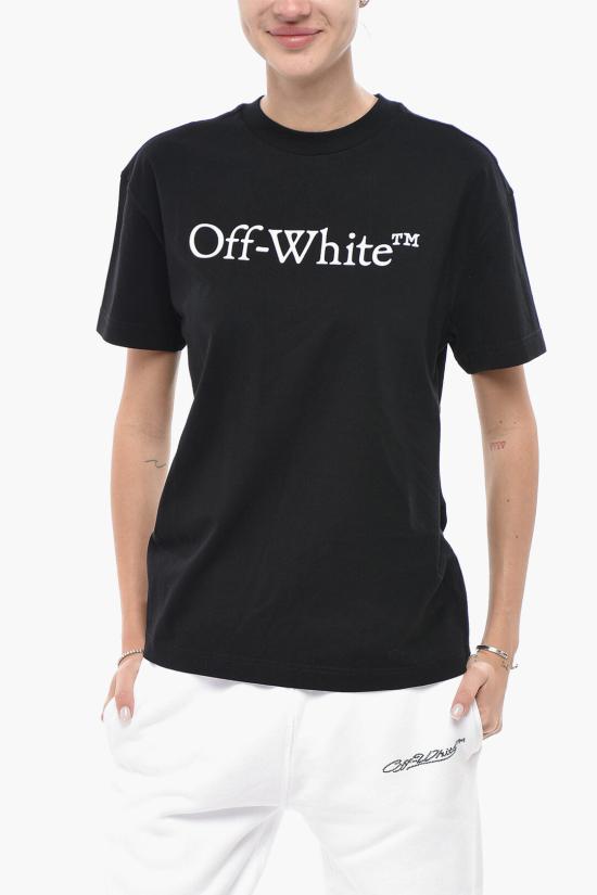  오프화이트 반팔 티셔츠 OWAA089C99JER0031001 Black