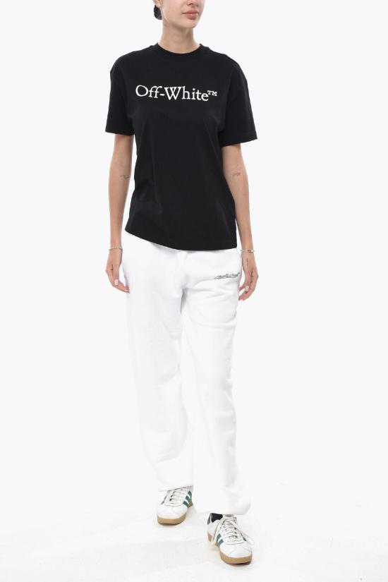  오프화이트 반팔 티셔츠 OWAA089C99JER0031001 Black - OFF WHITE