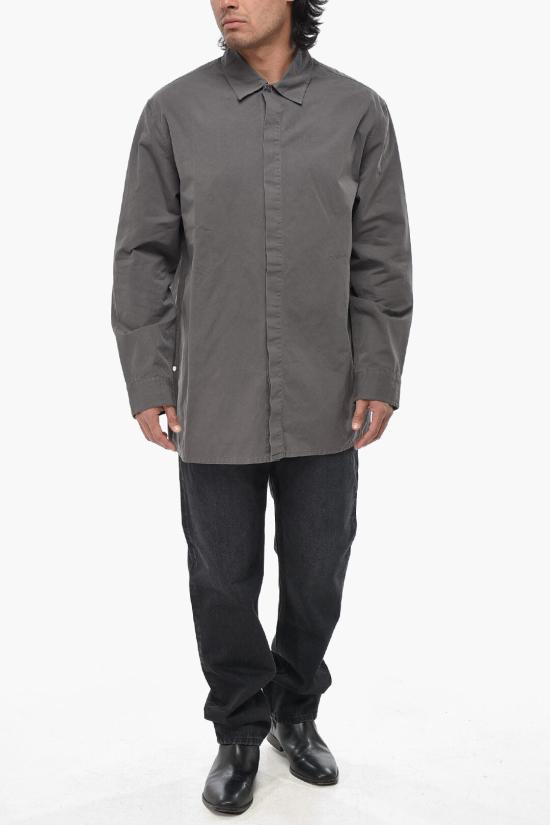  오프화이트 긴팔 셔츠 OMGA231F22FAB0010707 Gray - OFF WHITE