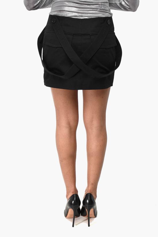  오프화이트 숏 스커트 OWCY001F24FAB0011010 Black - OFF WHITE