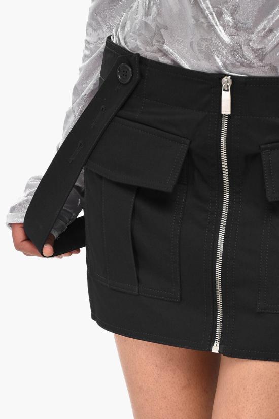  오프화이트 숏 스커트 OWCY001F24FAB0011010 Black - OFF WHITE