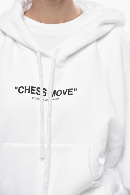  오프화이트 후드 티셔츠 OWBB058F23JER0100110 White - OFF WHITE