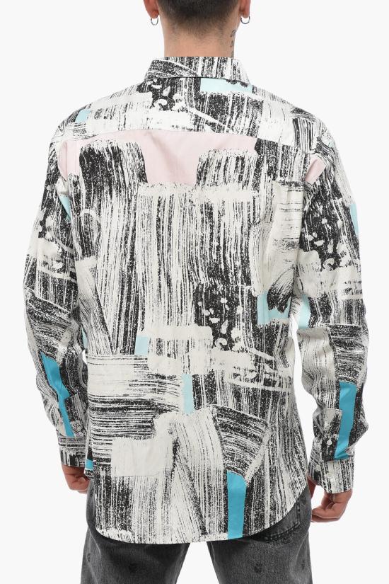  오프화이트 긴팔 셔츠 OMGA194F21FAB0108400 - OFF WHITE