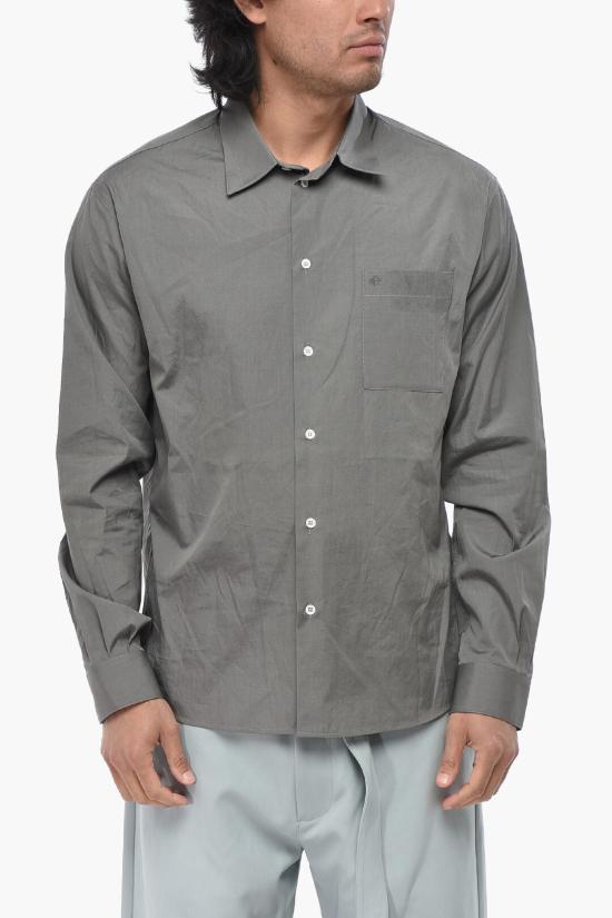  오프화이트 긴팔 셔츠 OMGA198F21FAB0010909 Gray