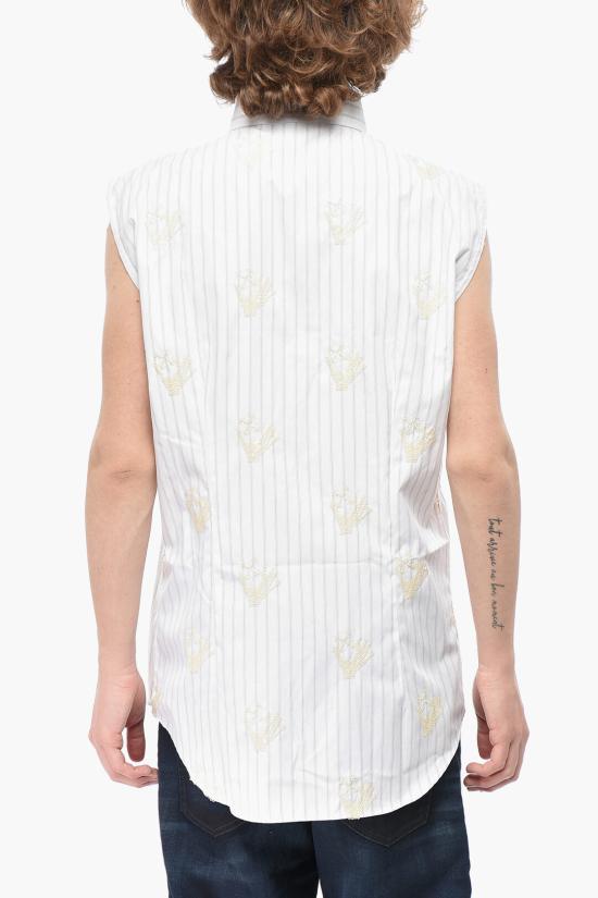  오프화이트 긴팔 셔츠 OMGA156R21FAB0010172 White - OFF WHITE