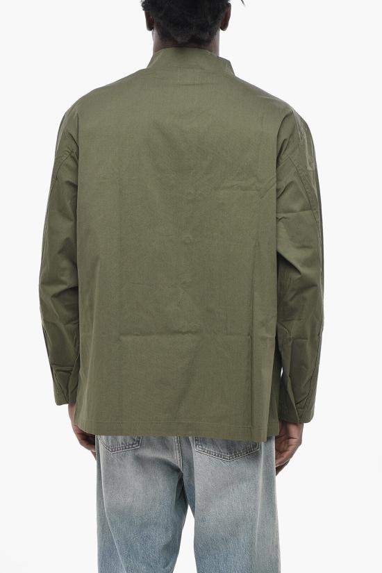  니들스 긴팔 셔츠 OT092A OLIVE Green - NEEDLES