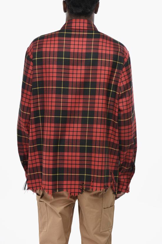  알렉산더 맥퀸 긴팔 셔츠 805529 QUABW 6120 Red - ALEXANDER MCQUEEN
