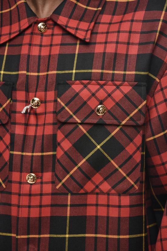  알렉산더 맥퀸 긴팔 셔츠 805529 QUABW 6120 Red - ALEXANDER MCQUEEN