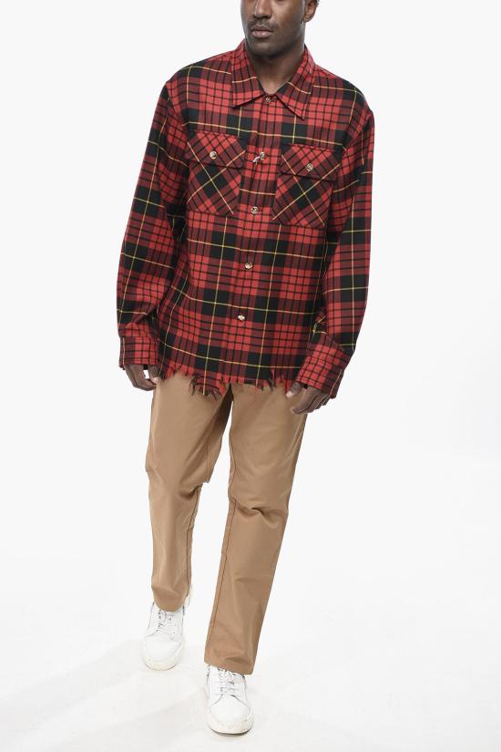  알렉산더 맥퀸 긴팔 셔츠 805529 QUABW 6120 Red - ALEXANDER MCQUEEN