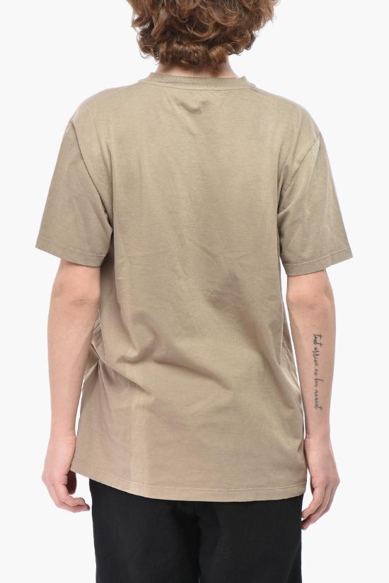  오프화이트 반팔 티셔츠 OMAA027F23JER0096161 Beige - OFF WHITE