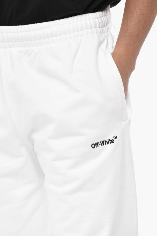  오프화이트 트레이닝/조거 팬츠 OMCH029C99FLE0080110 White - OFF WHITE