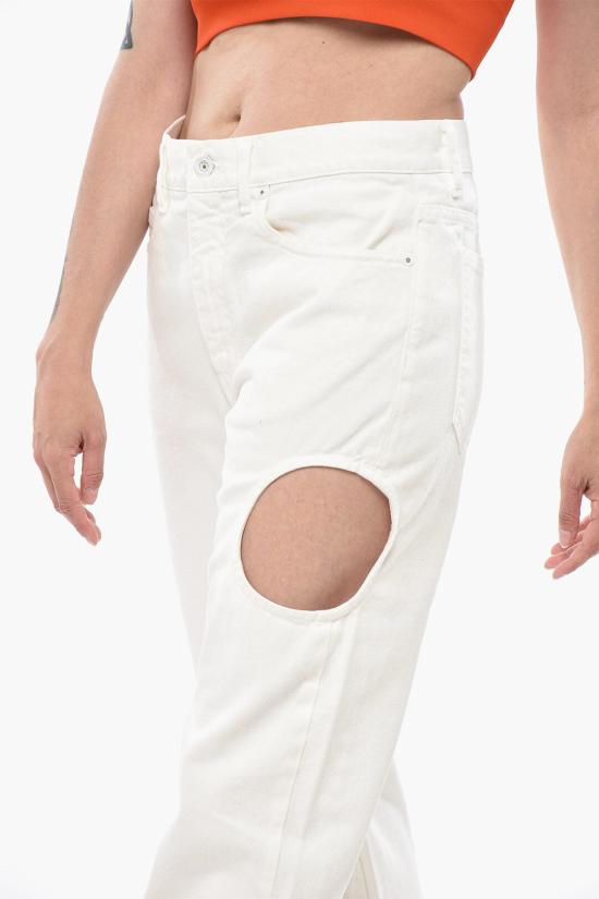  오프화이트 데님 팬츠 OWYA018C99DEN0020100 White - OFF WHITE