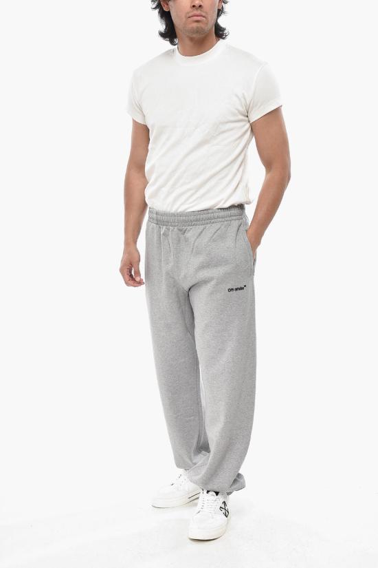  오프화이트 트레이닝/조거 팬츠 OMCH029C99FLE0080810 Gray - OFF WHITE