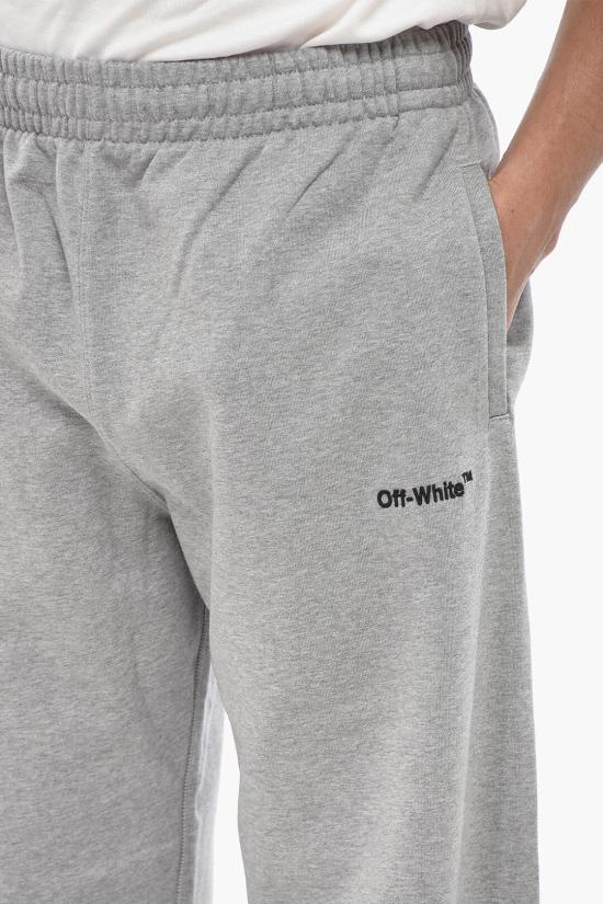  오프화이트 트레이닝/조거 팬츠 OMCH029C99FLE0080810 Gray - OFF WHITE